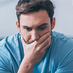 Stressed out man. A Managed Treatment and Health Strategy